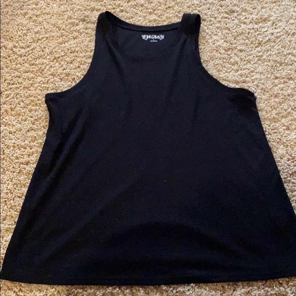 Black tank top